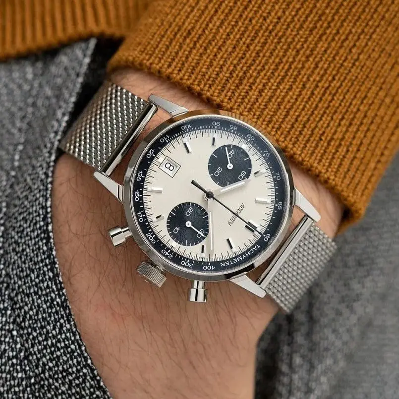 

Panda eye multi-functional men's watch top luxury fashion retro wristwatch waterproof luminous calendar chronograph watches