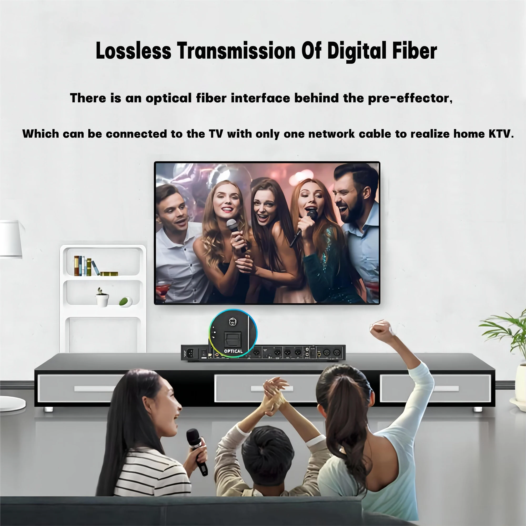 FX12 караоке предэффектный KTV DSP аудио процессор Профессиональный цифровой эхо