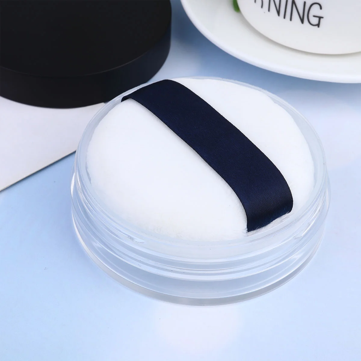 

1 Pc Empty Powder Case Foundation Powder Box Powder Puff Empty Powder Container Makeup Jar