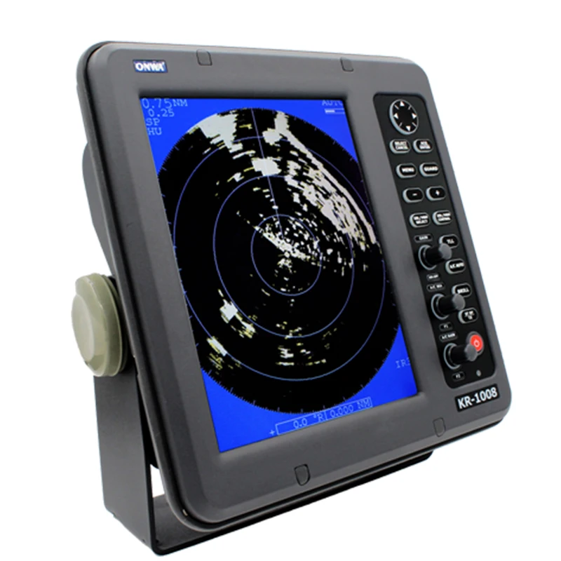 10-дюймовый цветной ЖК-морский навигационный радар с 4 кВт 36 нм и дисплеем AIS