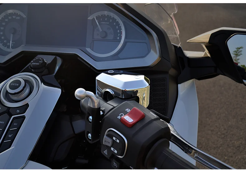 Защитная крышка тормозного масляного стакана с золотым крылом для Honda GOLDWING 1800 F6B