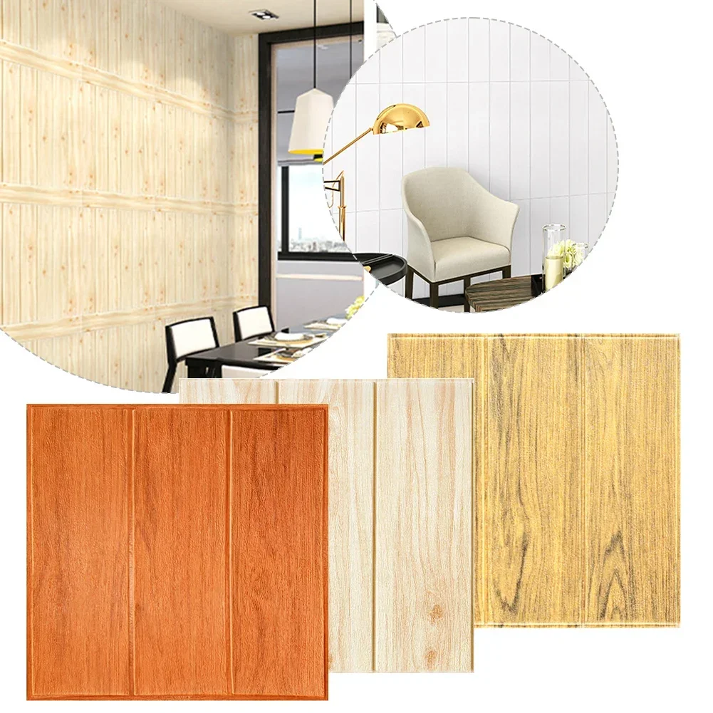 20 Шт. 3D Наклейки На Стену Каменный Кирпичный Узор Мягкие Стены Из ПВХ