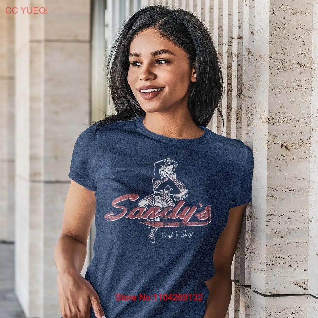 Футболка Sandy's Hamburgers Bygone Брендовые футболки в стиле ретро Peoria с длинными или