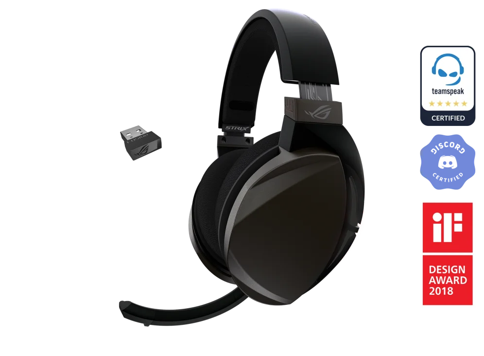 

ASUS player country ROG fusion wireless headset gaming headset dual-mode 7.1 channel RGB lighting effect eating chicken headset