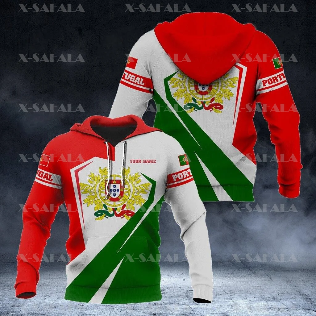 

PORTUGAL PROUD WITH COAT OF ARMS 3D Printed Hoodie Spring Autumn Man Women Harajuku Outwear Hooded Pullover Tracksuits Casual-7