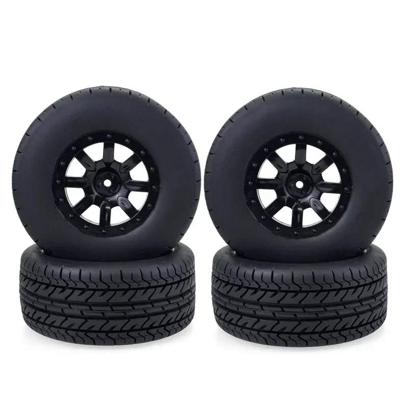 Фото ZD Racing RC Wheel 1:10 Short Course Truck Tires Set 12mm Hub Hex для Trxs Slash HPI VKAR Redcat HSP №3