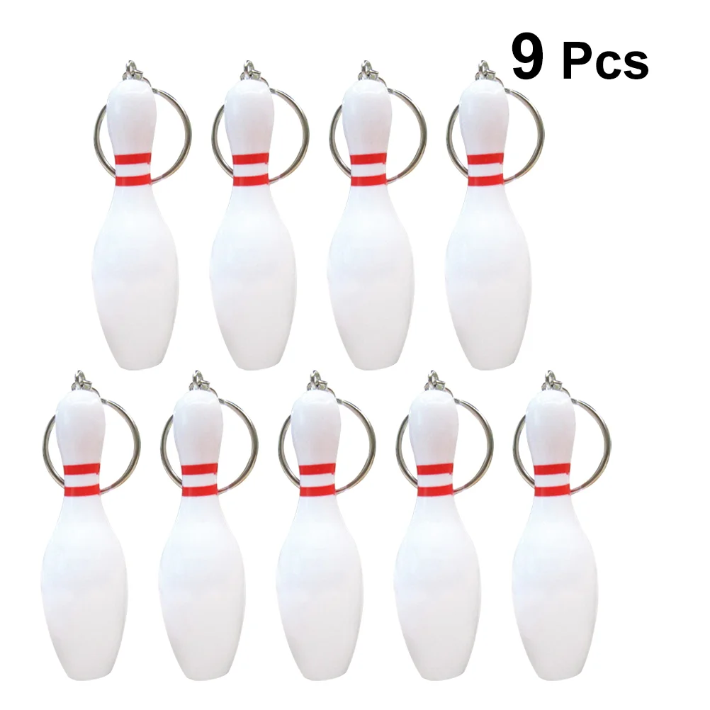 

9 Pcs Handcrafted Gift Child Kids Sports Water Bottle Keychain Creative Car Holder