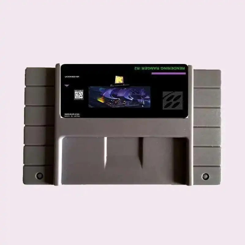 Фото Высококачественная 16-битная игровая карта Ranger R2 NTSC Big Gray для игровой версии США №1