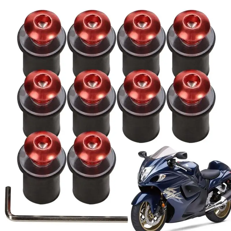 

Fairing Bolt Kit M5 Motorcycle Windscreen Screws Windshield Bolts Fender Liner Clips Repair Kit For Trolley