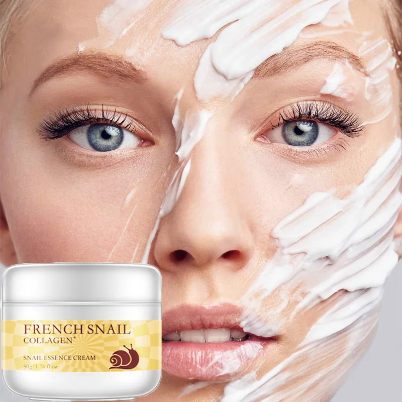

50g Snail Face Cream Hyaluronic Acid Moisturizing Collagen Anti-Wrinkle Anti-aging Facial Day Cream Whitening Nourishing Skin