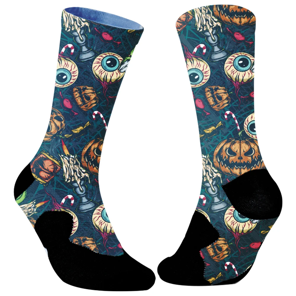 Оригинальные хлопковые повседневные мужские носки с распылителем для женщин и