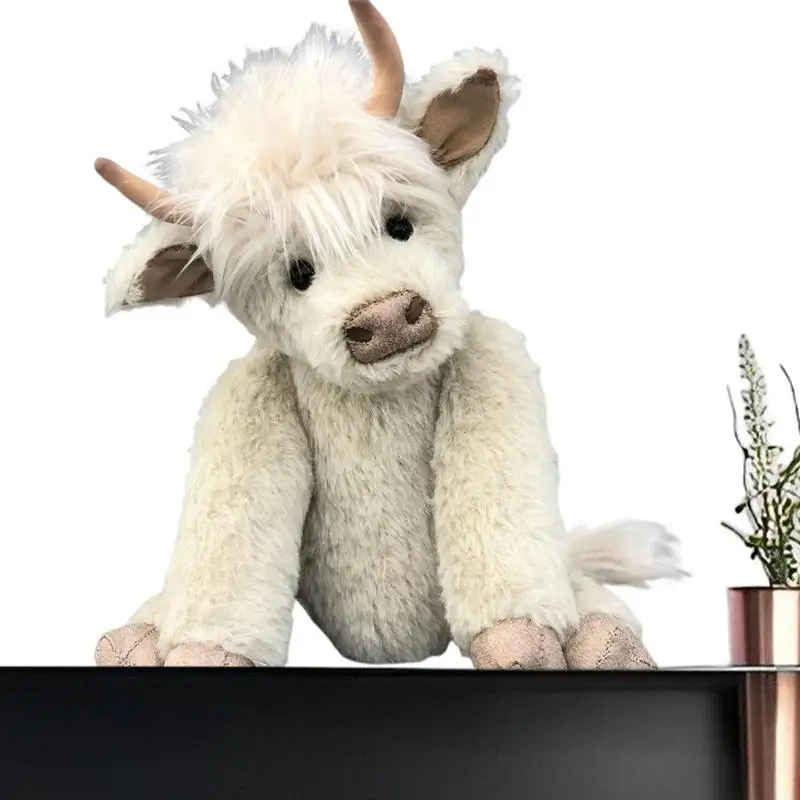 

Highland корова плюшевая игрушка мультяшная мягкая шотландская корова плюшевая игрушка Новинка плюшевая игрушка животное набивная подушка пл...