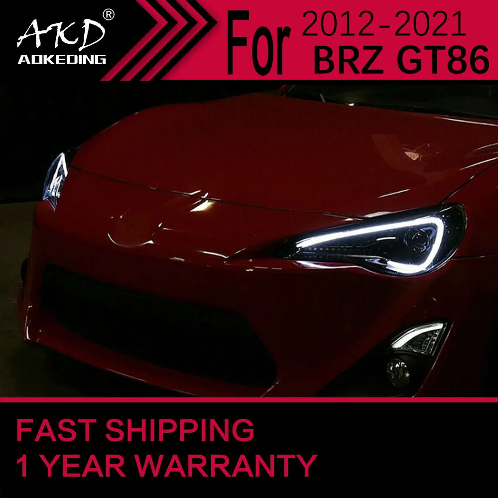 

Автомобильные фары для Subaru BRZ передние фары 2012-2021 FT86 GT86 передние фары Drl прожекторные линзы автомобильные аксессуары подходят