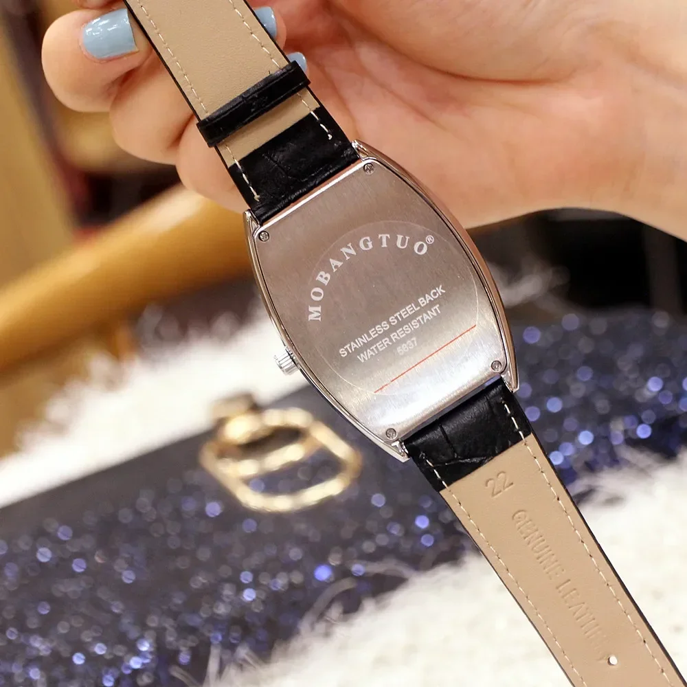 Мужские кварцевые часы Mobangtuo Reloj Классические наручные в стиле хип-хоп с