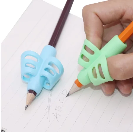 

1/3/5/10 Pcs Children Writing Pencil Pen Holder Kids Learning Practise Silicone Pen Aid Posture Correction Device for Students