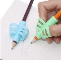 13510 pcs children writing pencil pen holder kids learning practise silicone pen aid posture correction device for students