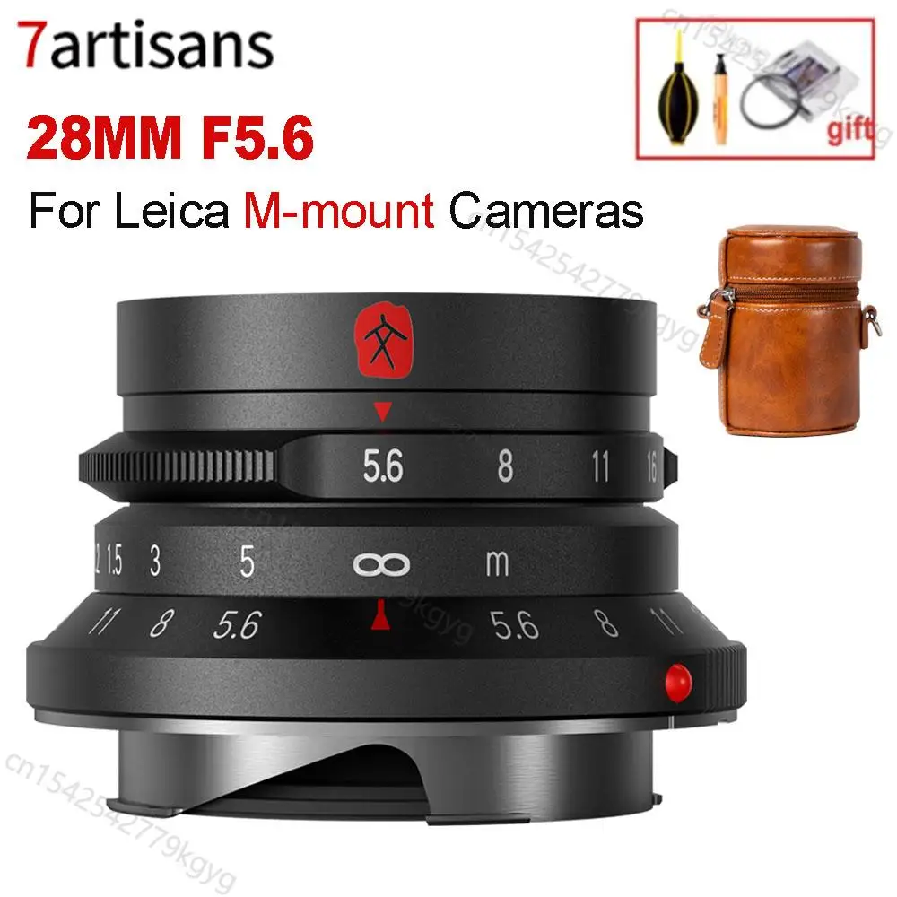 

7artisans 7 artisans M28mm F5.6 MF Full Frame Wide-angle Lens for Leica M-mount Cameras M-M2 M3 M11 M10R M10P M10 M9P M-P M7 M-A