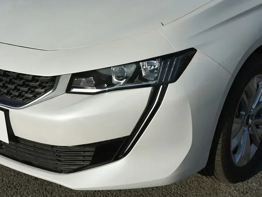 Для Peugeot 508L 2019-2022 автомобильные аксессуары крышка передней фары прозрачный