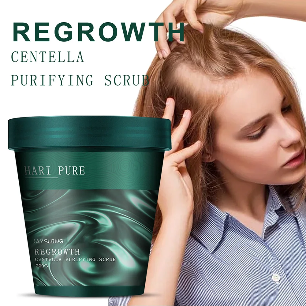 

200g Sea Salt Scalp Shampoo Centella Asiatica Scrub Hair Cleansing Antidandruff Anti Itch Conservation Scalp Prevent Hair Loss