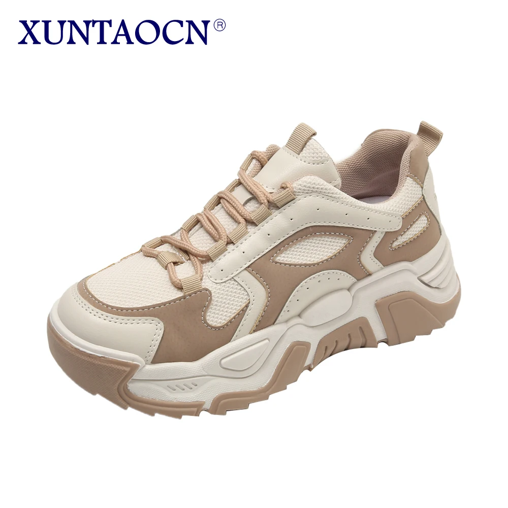 

2023 women's shoes spring net red daddy shoes women's super hot show thin running sneakers show foot small travel everything