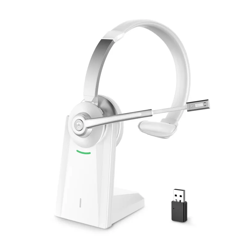 Беспроводная гарнитура Trucker с шумоподавлением ENC Call Center Телефонные игровые