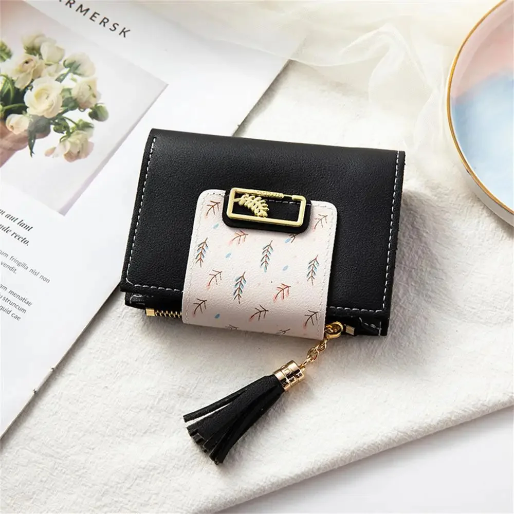 

Women Wallets Fashion Short PU Leather Top Quality Coin Card Holder Female Purse Simple Zipper Wallet Money Bag For Women Gift