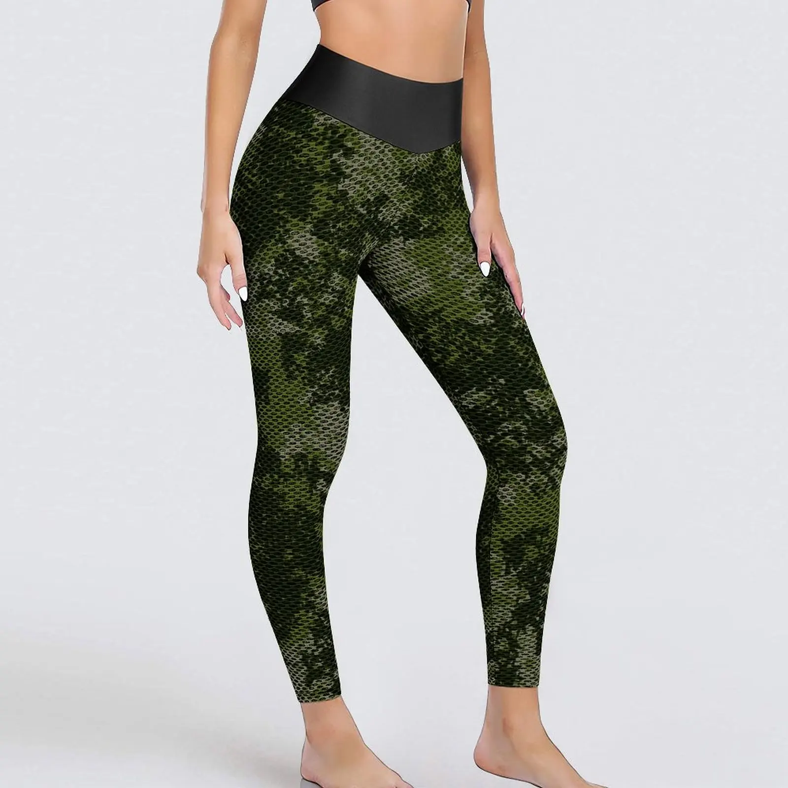 

Abstract Camo Print Yoga Pants Army Camouflage Leggings Push Up Running Leggins Lady Casual Stretchy Sport Legging