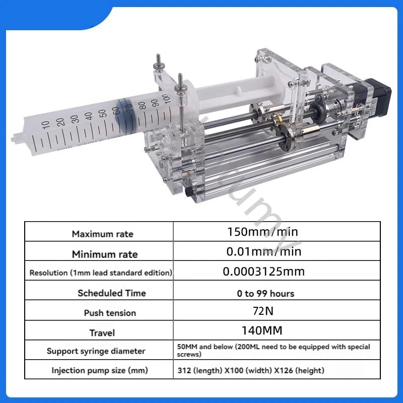Лабораторный микрошприцевой насос настольный инъекционный шприц-пропеллер