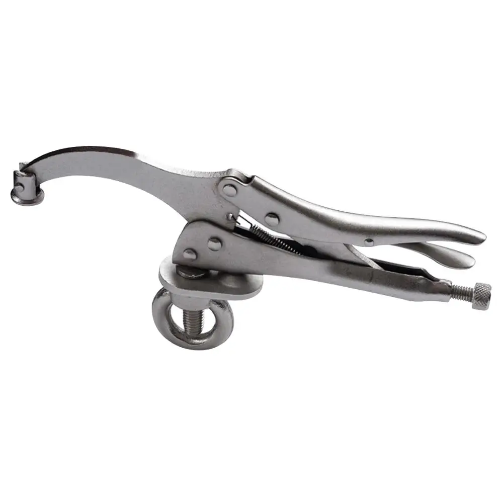 

9 Inch Drill Press Vice Clamp Woodworking Jig With Lock And Release Lever Locking Pliers For Drilling Or Drilling Operations