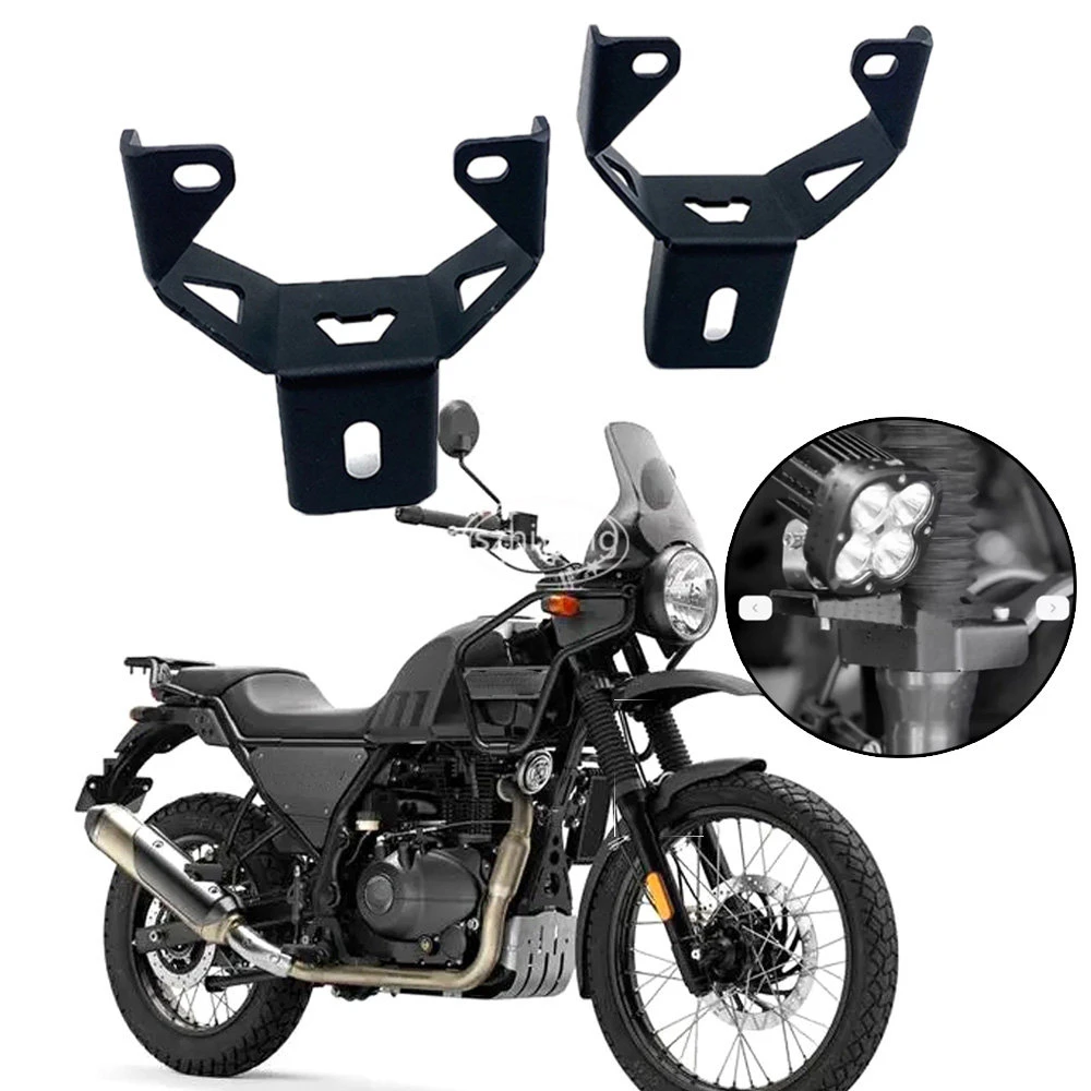 

Motorcycle Accessories Fog Lamp Bracket For Royal Enfield Himalayan 411 2019-2022 BS4 BS6 Iron Light Mount Spotlight Bracket