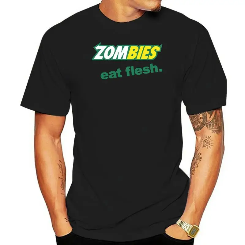 

Zombies Eat Flesh Hipster Halloween Costume Zombie T-Shirt Adults & Kids Sizes Street Wear Fashion Tee Shirt