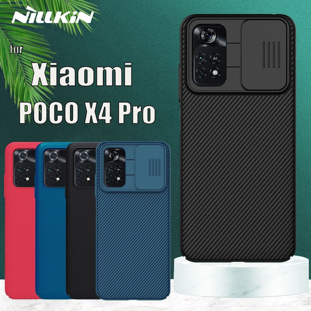 

Защитный чехол Nillkin для Xiaomi Poco X4 Pro, задняя крышка для камеры