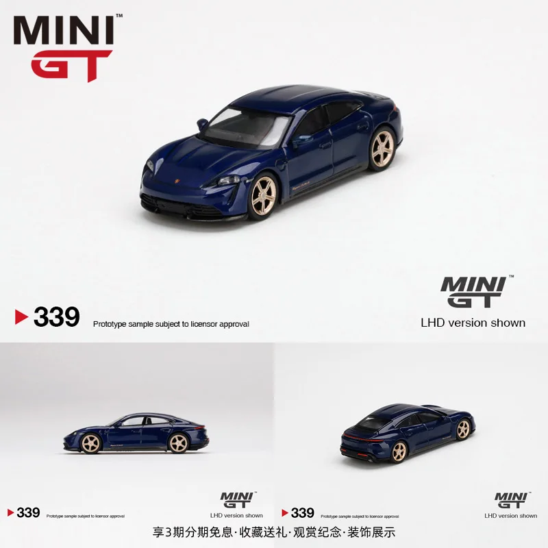 

Мини GT 1:64 модель автомобиля из сплава Porsche Taycan Taijan Turbo S Porsche
