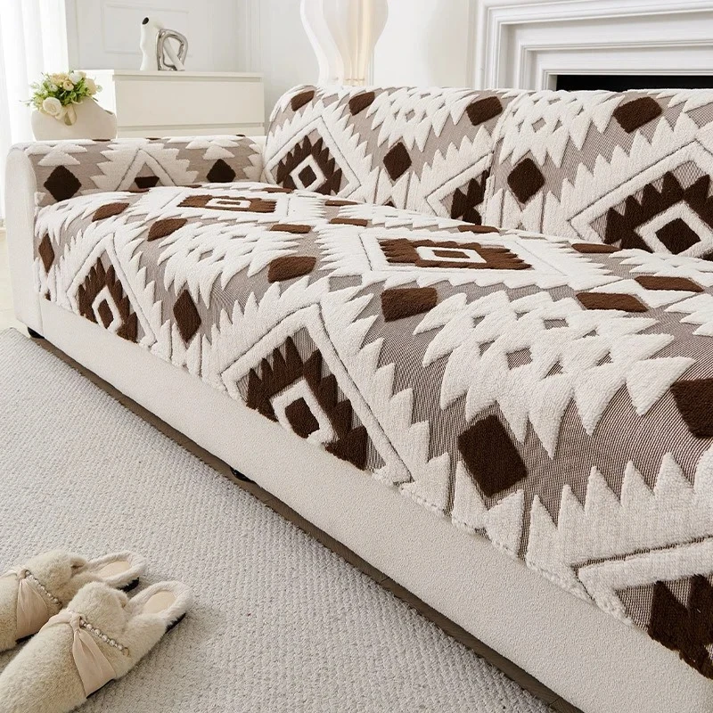 

Плюшевый чехол для дивана в марокканском стиле