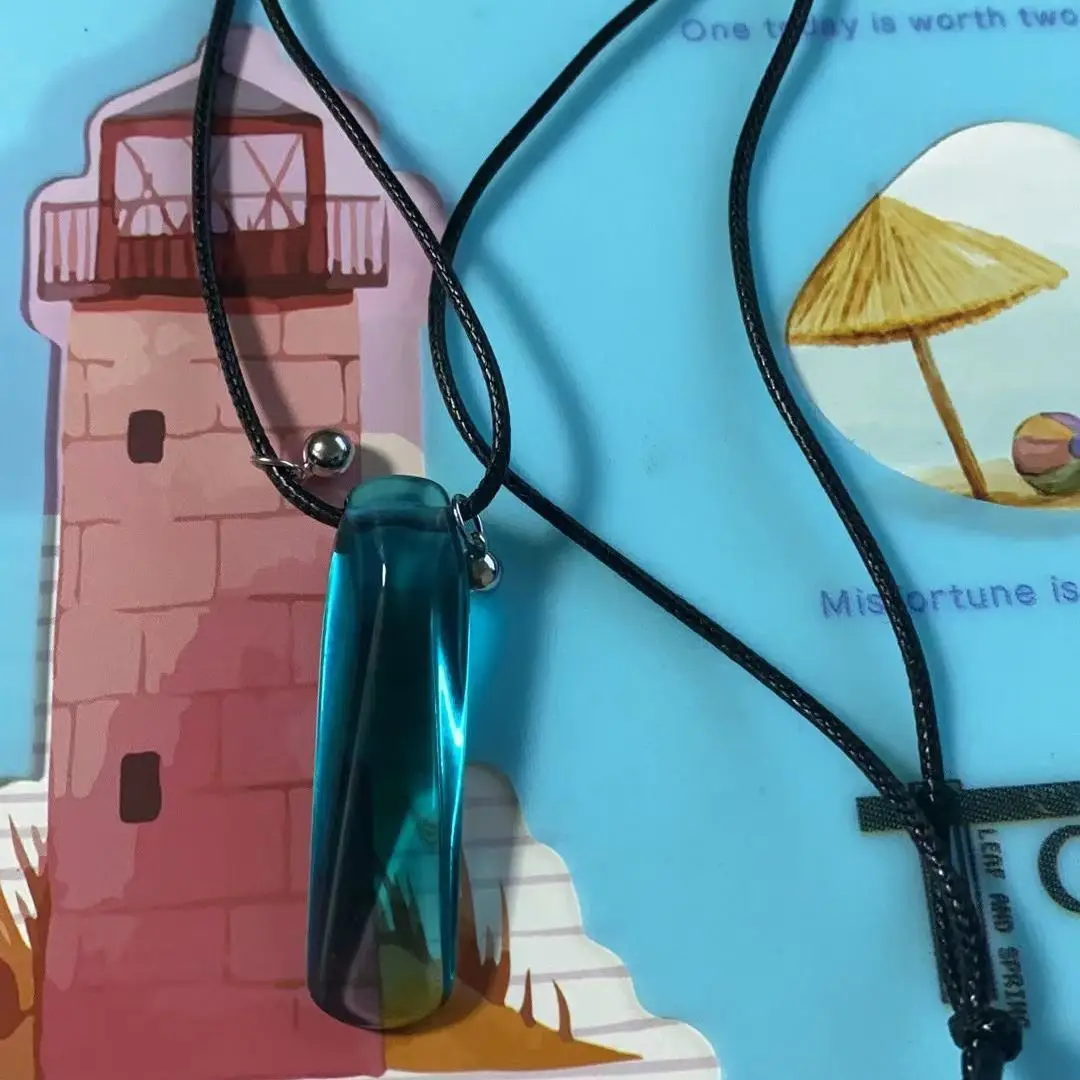 Имитация драгоценного камня природный нефритовый кулон Узумаки подвески