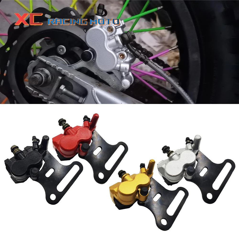 

Motorcycle Twin Piston Rear Hydraulic Brake Caliper For 50 70 110 125 150 200 250cc Electric Scooter ATV Motocross Universal