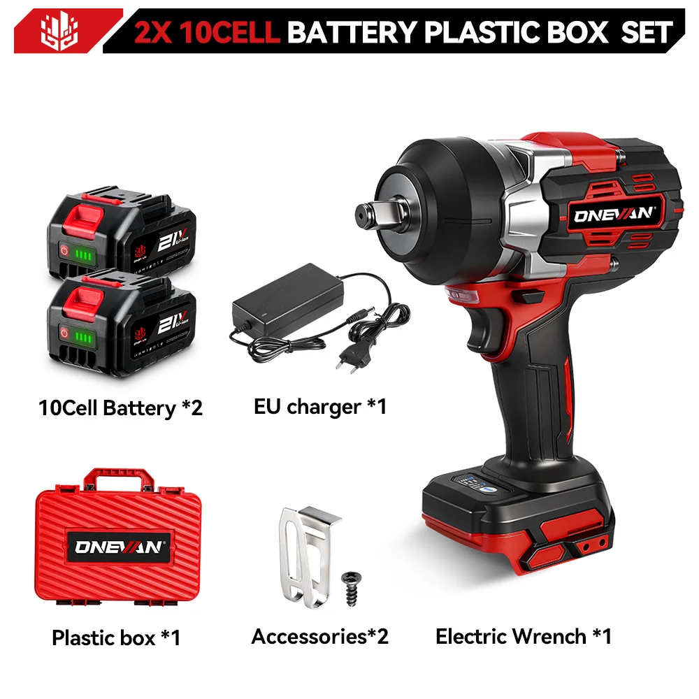 

ONEVAN 2800N.M аккумуляторный ударный гайковерт 1/2 дюйма