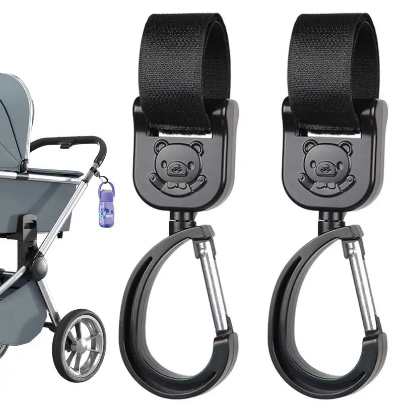 

Stroller Hooks 2 Pieces Stroller Accessories Bag Hooks Bag Hooks For Hanging Purse And Diaper Bags Stroller Organizer