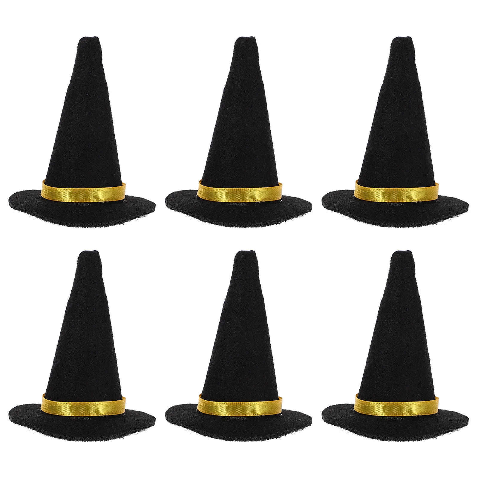 

Covers Witch Hat Bottle Decor DIY Craft Hat Party Supplies 6pcs