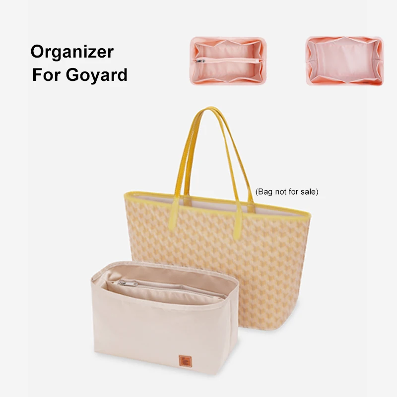 

Органайзер для кошелька, мягкая нейлоновая внутренняя сумка для макияжа на молнии, роскошная женская сумочка для путешествий, сумка-тоут, для Goyad