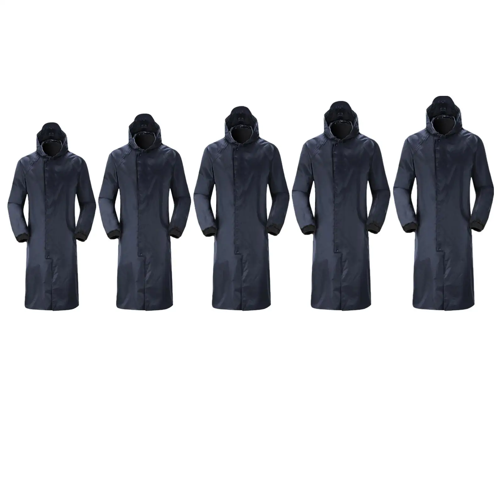 

WaterRaincoat Poncho Hiking Rain Coat Jacket Rainwear with Hood Long Sleeves Rain Poncho for Outdoor Activities