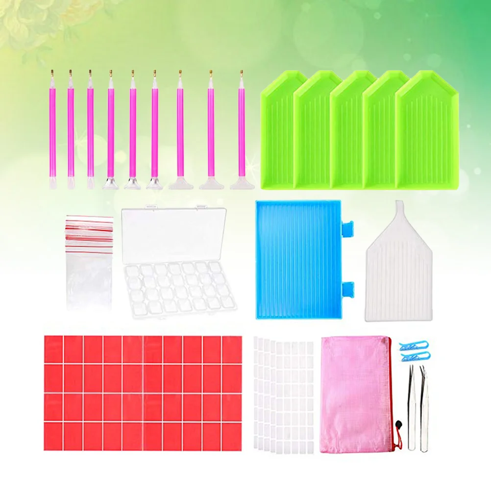 

127 PC Cross Stitch Diamond Tools 3D DIY Kit Cross-stitch Kits Embroidery Suite