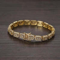 7mm zircon tennis bracelet men iced out hip hop jewelry party gift bb121
