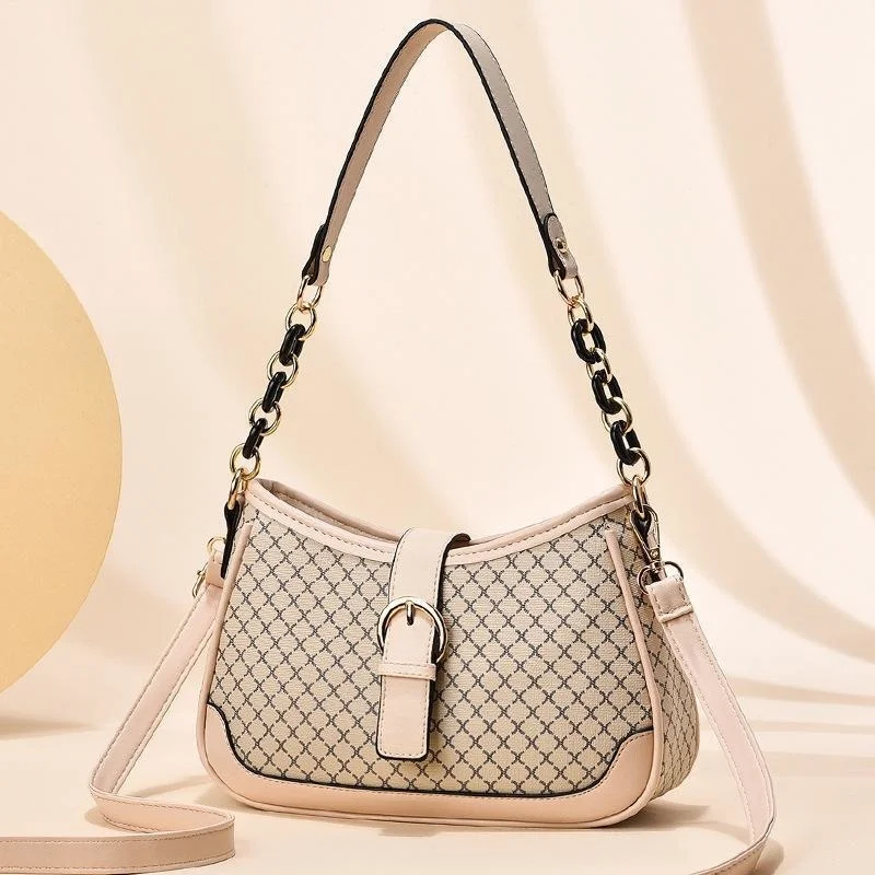

Brands Shoulder Bag for Women High Quality PU Leather Crossbody Bag Luxur Messenger Bags Middle-aged Purse Tote Bolsa