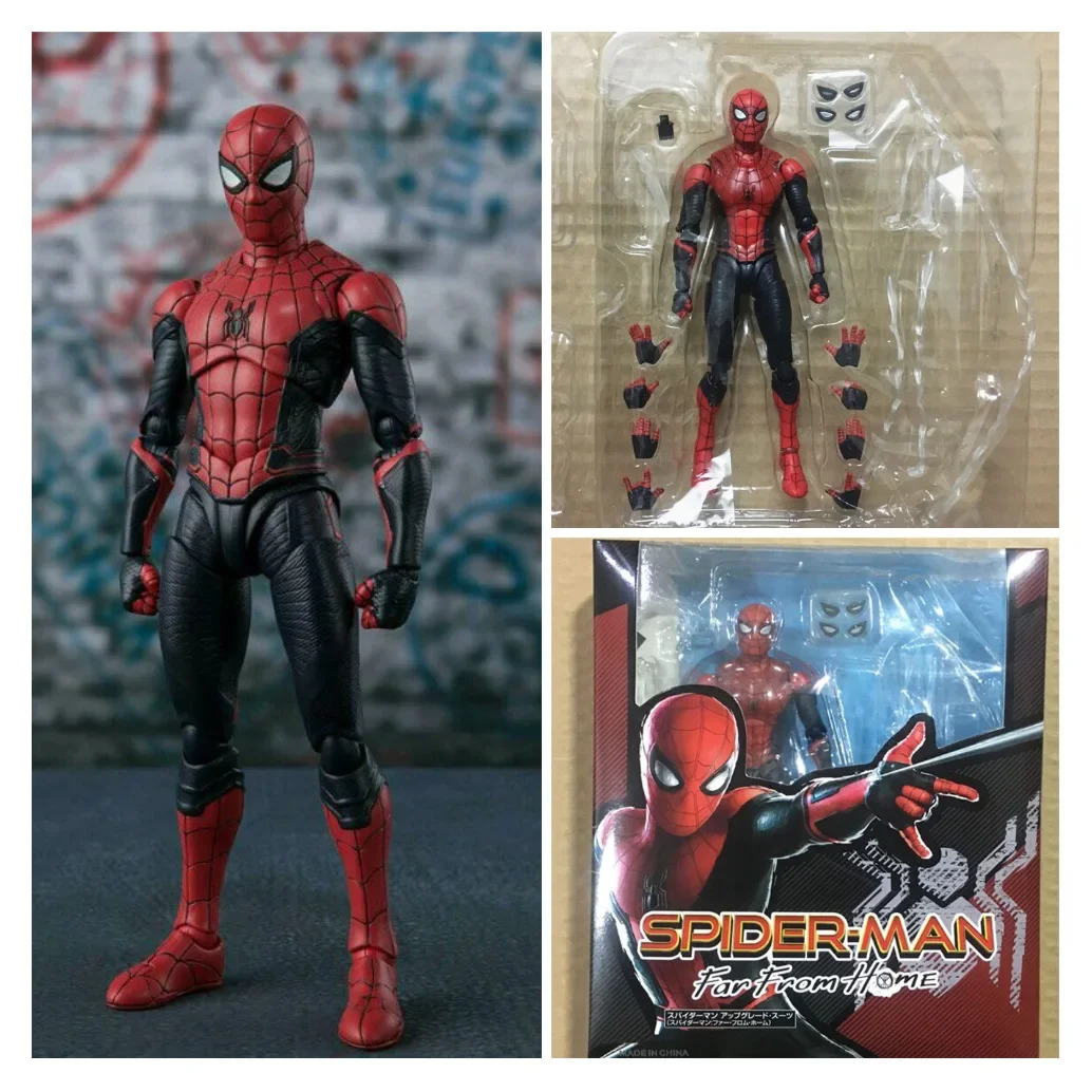 

Фигурки героев Marvel, легенды, Человек-паук, Мстители, Человек-паук, экшн-фигурки, обновленный костюм, версия куклы, горячие игрушки для мальчиков, подарок