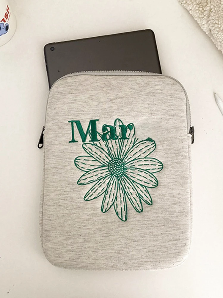 

Flower Embroidered Laptop Bag Liner Bag Handbags