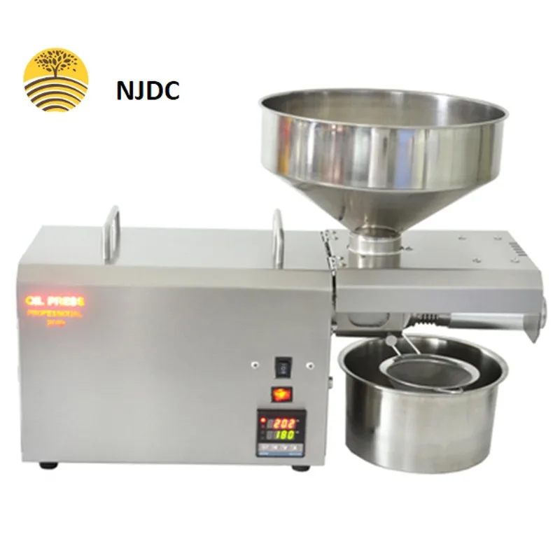 

220V/110V S8 Oil Press Machine 1500W Electric Oil Extractor Machine Stainless Steel Oil Presser with High Pressing Speed