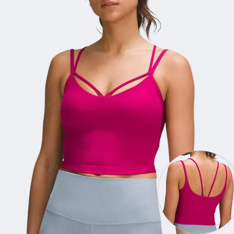 Спортивный бюстгальтер с нагрудными подушечками для женщин жилет бега