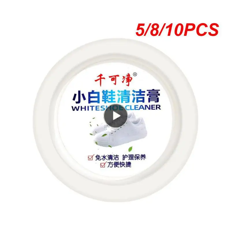 

5/8/10 шт., белая пена для чистки обуви