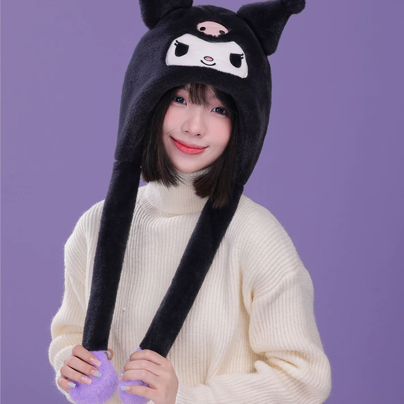 Miniso My Melody зимняя кепка с подушкой безопасности для молодых девушек женская шапка